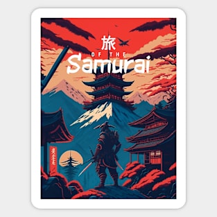 Futuristic Samurai: A Journey Through Time and Tradition Sticker